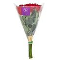 Fresh-Cut Solid Roses Flower Bunch, Minimum of 12 Stems, Colors Vary