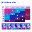 Always Discreet Incontinence Pads for Women, Moderate Long, 54 Count