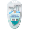 BIC EasyRinse Anti-Clogging Women's Disposable Razors with 4 Easy Rinse Shaving Blades, 2 Count