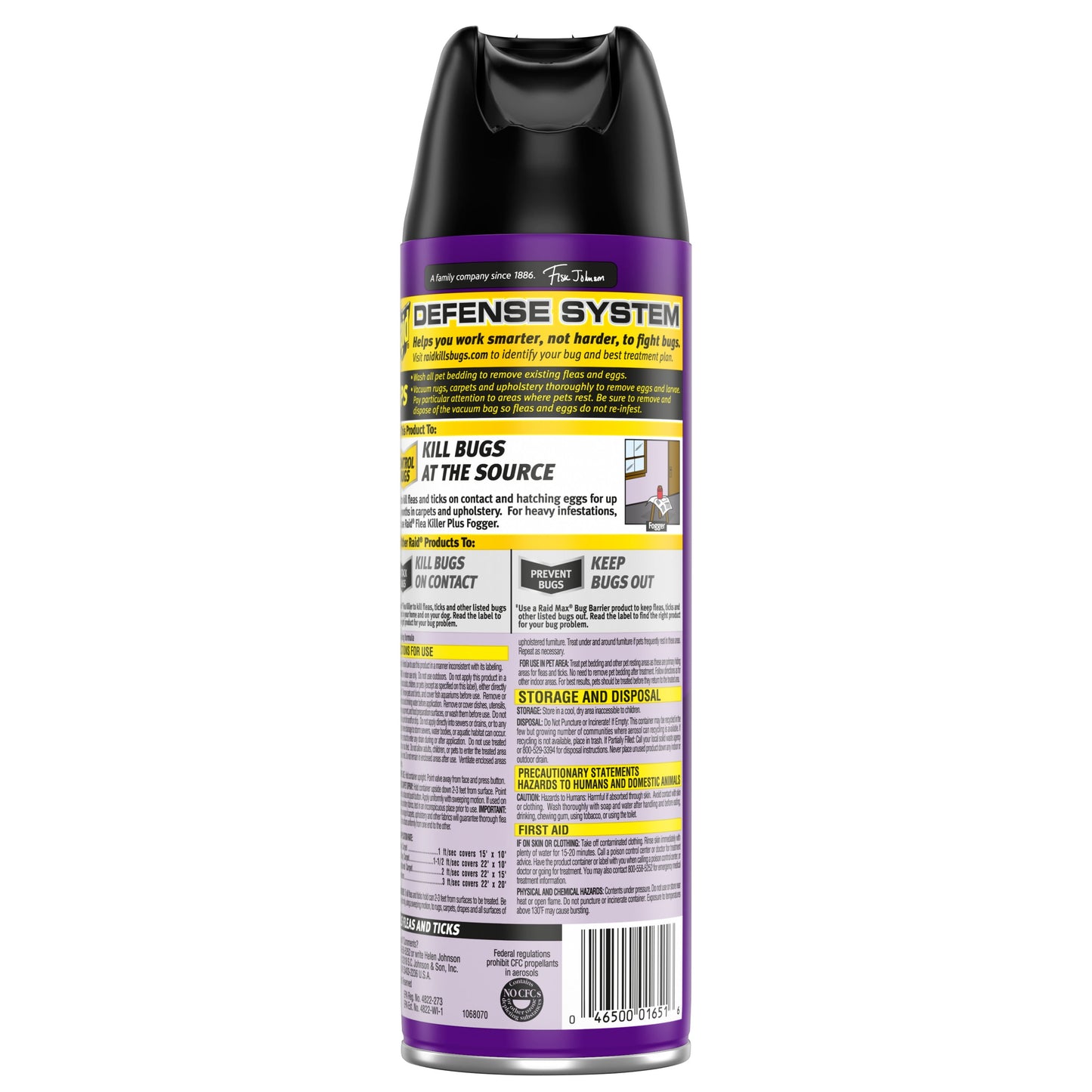 Raid Flea Killer Plus Carpet & Room Spray Kills Fleas & Flea Eggs for Up to 4 Weeks, 16 oz