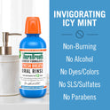 TheraBreath Fresh Breath Mouthwash, Icy Mint, Alcohol-Free, Travel Size, 3 fl oz