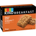 KIND Breakfast 100% Whole Grain Gluten Free Peanut Butter Snack Bars, 1.76 oz, 12 Count