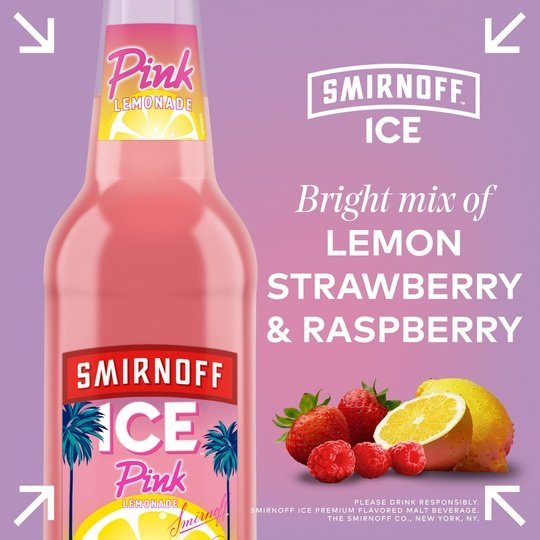 Smirnoff Ice Sparkling Drink Party Pack, 11.2oz Bottles, 12pk