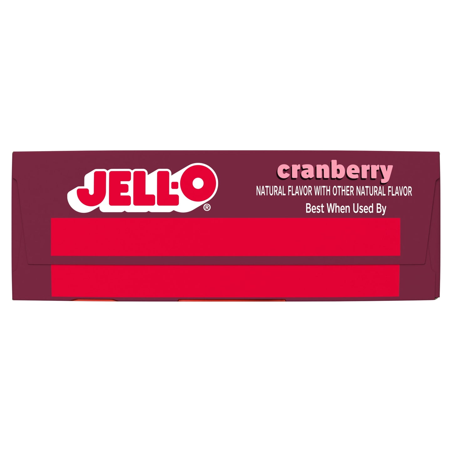 Jell-O Cranberry Artificially Flavored Gelatin Dessert Mix, 3 oz Box