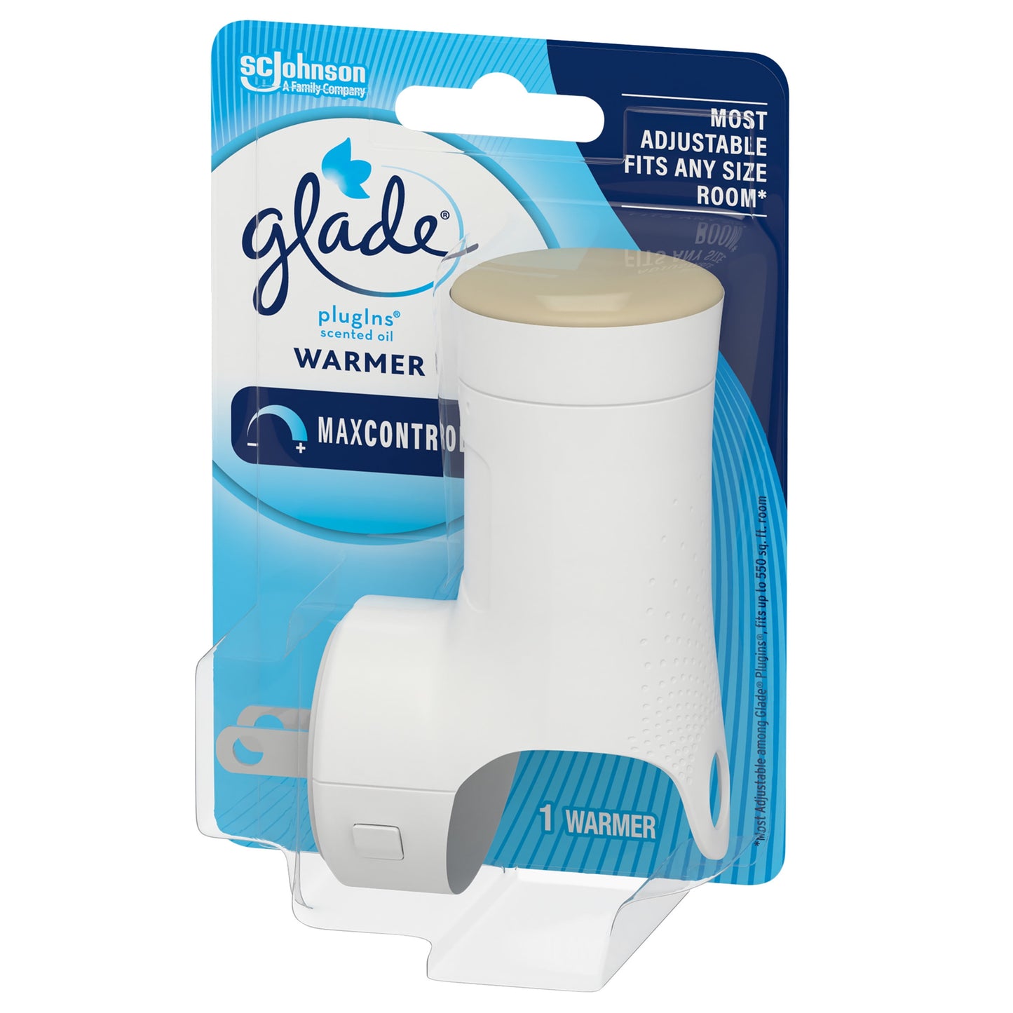 Glade PlugIns Warmer 1 ct, Air Freshener, Holds Essential Oil Infused Wall Plug In Refill