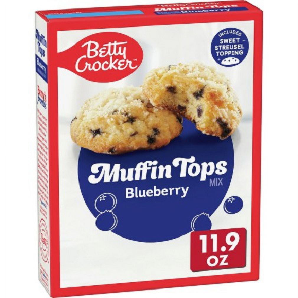 Betty Crocker Muffin Tops Mix, Blueberry, With Topping, 11.9 oz