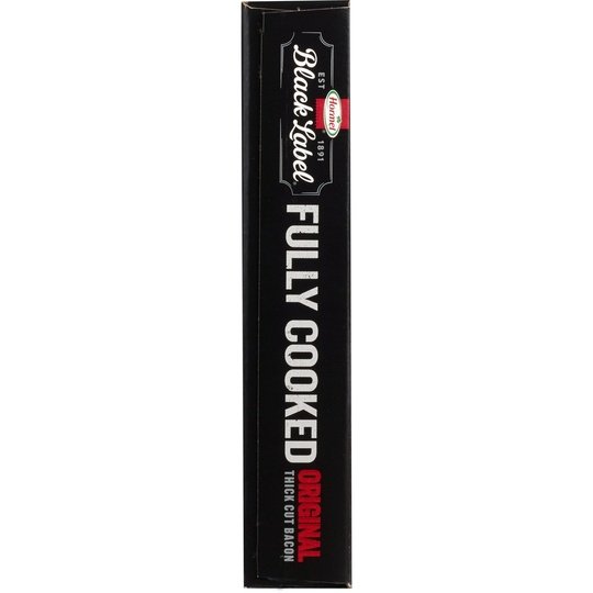 HORMEL BLACK LABEL Pork Bacon, Fully Cooked, 2.52 oz Plastic Package