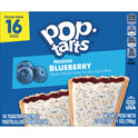 Pop-Tarts Frosted Blueberry Instant Breakfast Toaster Pastries, Shelf-Stable, Ready-to-Eat, 27 oz, 16 Count Box