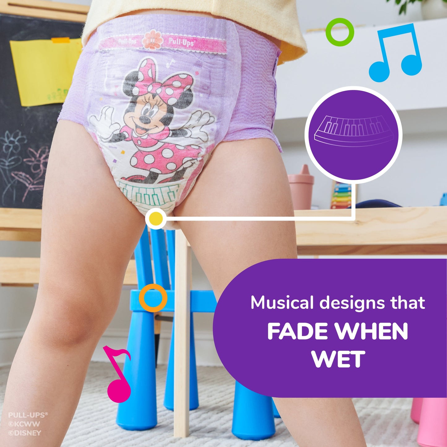 Pull-Ups Girls' Potty Training Pants, 3T-4T (32-40 lbs), 70 Count