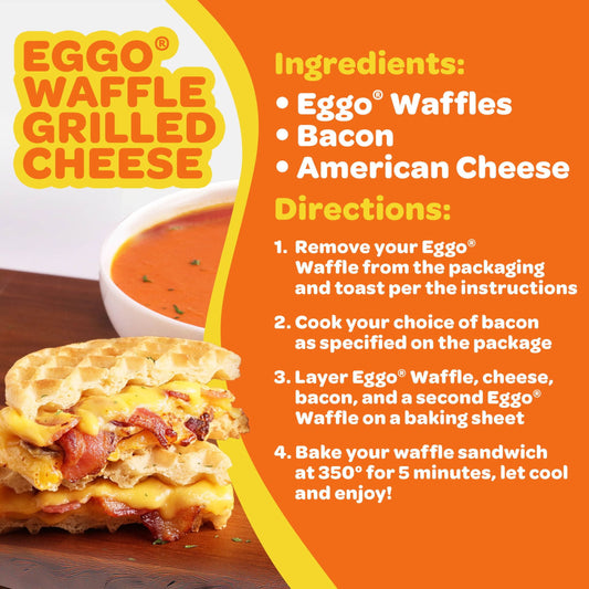 Eggo Buttermilk Waffles, 12.3 oz, 10 Count (Frozen), Regular