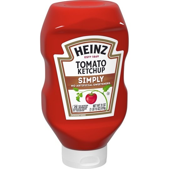 Heinz Simply Tomato Ketchup with No Artificial Sweeteners, 31 oz Bottle