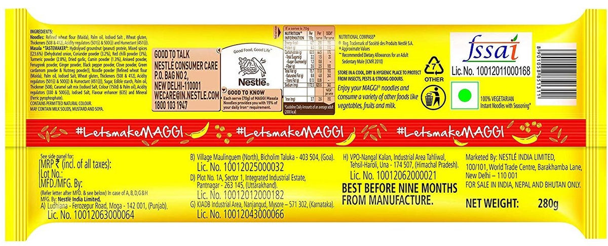 Maggi 2-minute Noodles