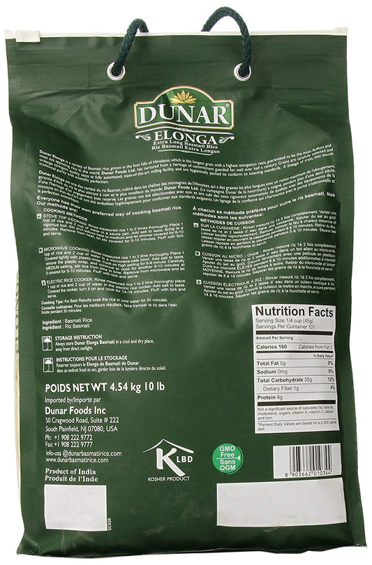 Elonga Extra Long Basmati Rice