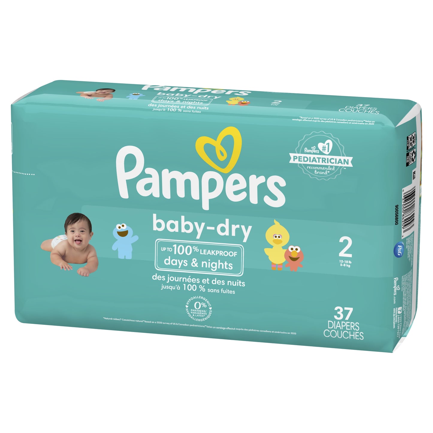 Pampers Baby Dry Diapers Size 2, 37 Count (Select for More Options)