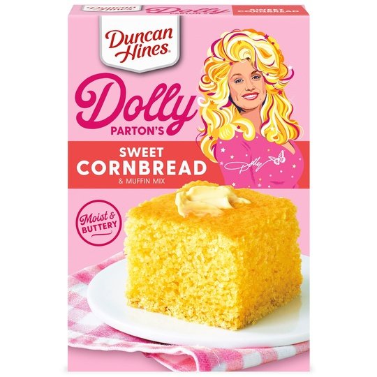 Duncan Hines Dolly Parton's Sweet Cornbread & Muffin Mix, 16 oz.