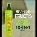 Garnier Fructis Sleek and Shine Fortifying Shampoo for Frizzy, Dry Hair, 22 fl oz