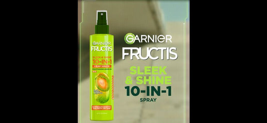 Garnier Fructis Sleek & Shine Smoothing Shampoo with Plant Keratin, 33.8 fl oz