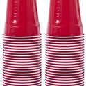 Solo Disposable Plastic Cups, Red, 18oz, 50 Count