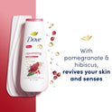 Dove Rejuvenating Long Lasting Gentle Body Wash, Pomegranate and Hibiscus, 20 fl oz