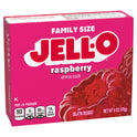 Jell-O Raspberry Artificially Flavored Gelatin Dessert Mix, Family Size, 6 oz Box