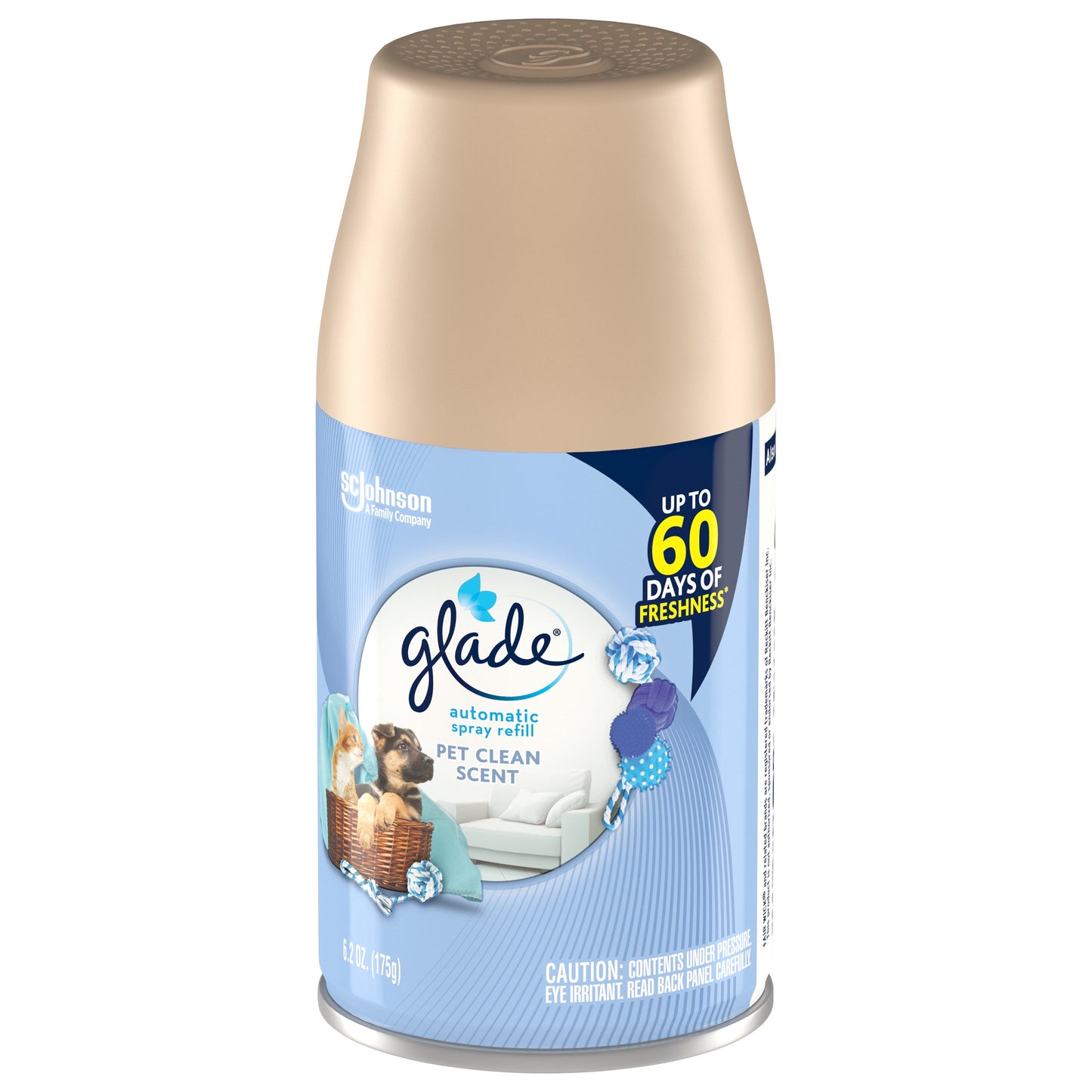 Glade Automatic Spray Refill, Air Freshener, Pet Clean, 6.2 oz