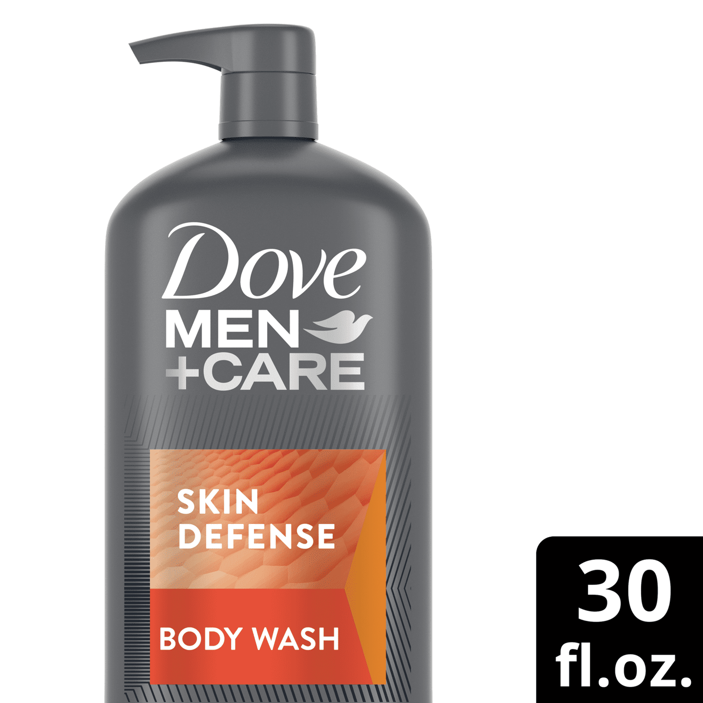 Dove Men+Care Skin Defense Antibacterial Hydrating Body Wash, 30 fl oz