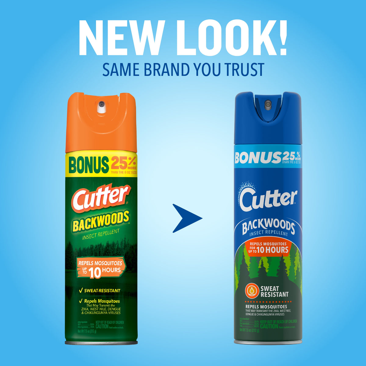 Cutter Backwoods Insect Repellent, 7.5 Ounces, Aerosol Spray