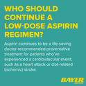 Bayer Chewable Aspirin Regimen Low Dose Pain Reliever Tablets, 81mg, Orange, 108 Count
