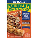 Nature Valley Granola Bars, Sweet and Salty Nut, Variety Pack, 15 Bars, 18 OZ