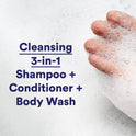 Suave Men 3 in 1 Shampoo Conditioner & Body Wash Citrus Rush, 40 oz