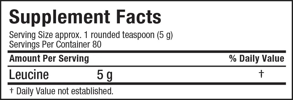 AllMax Nutrition Leucine 400 Grams