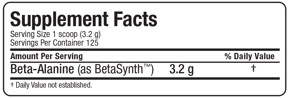 AllMax Nutrition Beta-Alanine 400 Grams