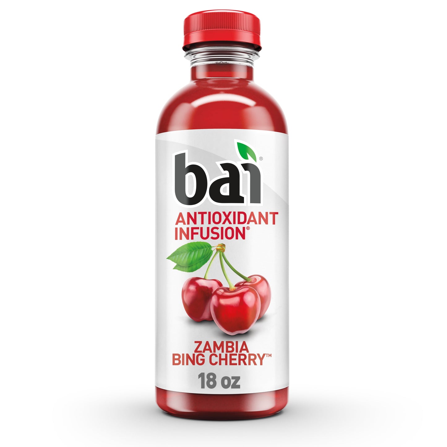 Bai Zambia Bing Cherry Antioxidant Infusion Flavored Water, 18 fl oz, Bottle