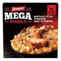 Banquet Mega Bowls Buffalo-Style Chicken Macaroni and Cheese TV Dinner Meal, 14 oz (Frozen)