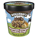 Ben & Jerry's top Chocolate Caramel Cookie Dough Ice Cream, 16 oz