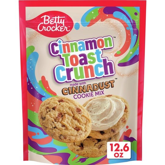 Betty Crocker Cinnamon Toast Crunch Cookie Mix, Made with Cinnadust, 12.6 oz