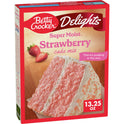 Betty Crocker Delights Super Moist Strawberry Cake Mix, 13.25 oz.