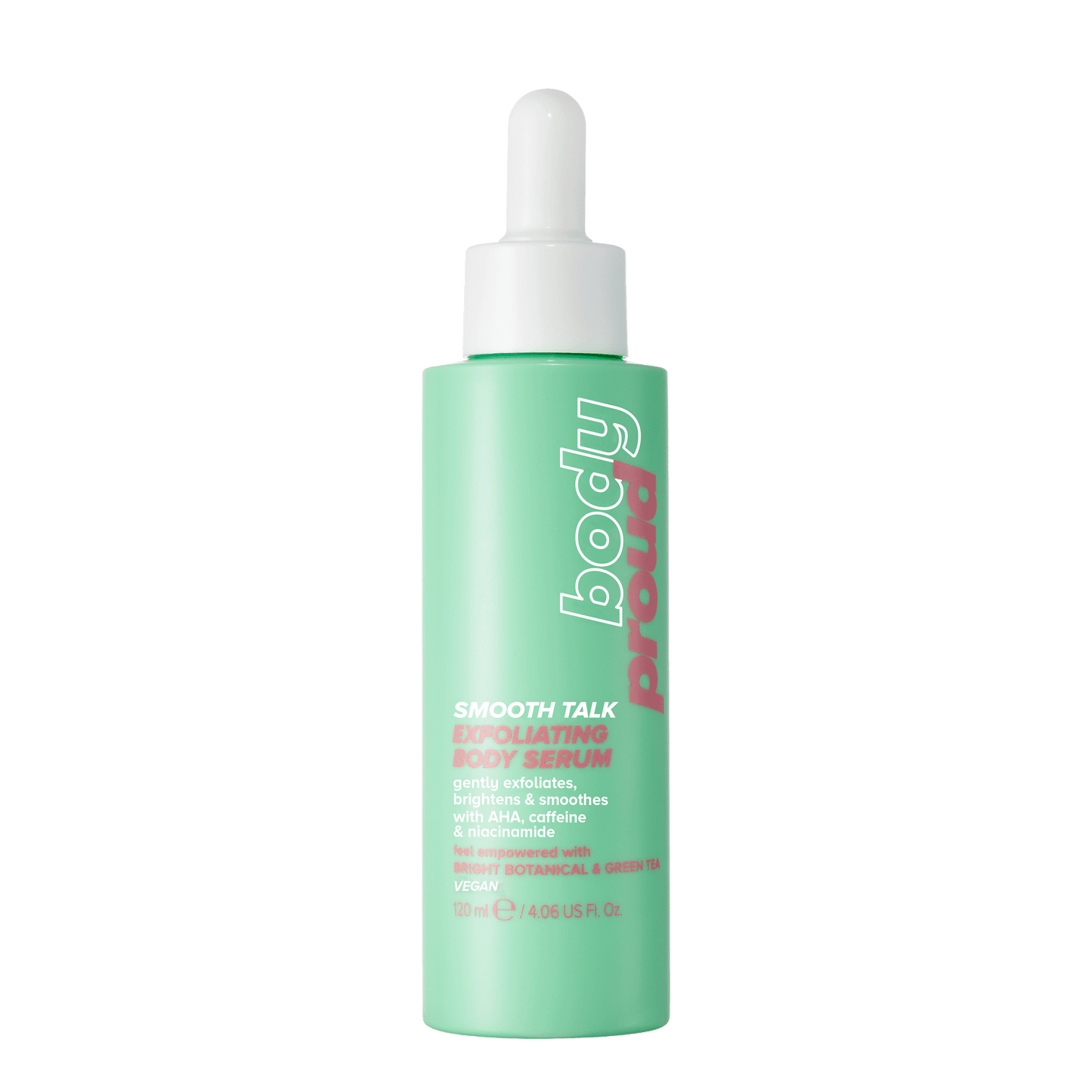 Body Proud Smooth Talk Exfoliating Body Serum with Niacinamide, 4.06 fl oz