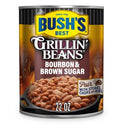 Bush's Bourbon & Brown Sugar Grillin' Beans, Plant-Based Protein, Canned Beans, 22 oz