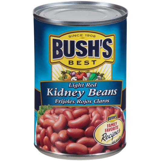 Bush's Light Red Kidney Beans, Canned Dark Red Kidney Beans, 16 oz Can