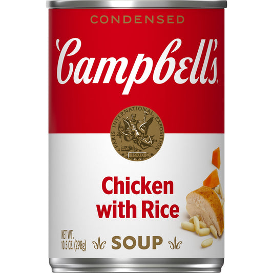 Campbell’s Condensed Chicken with Rice Soup, 10.5 Ounce Can