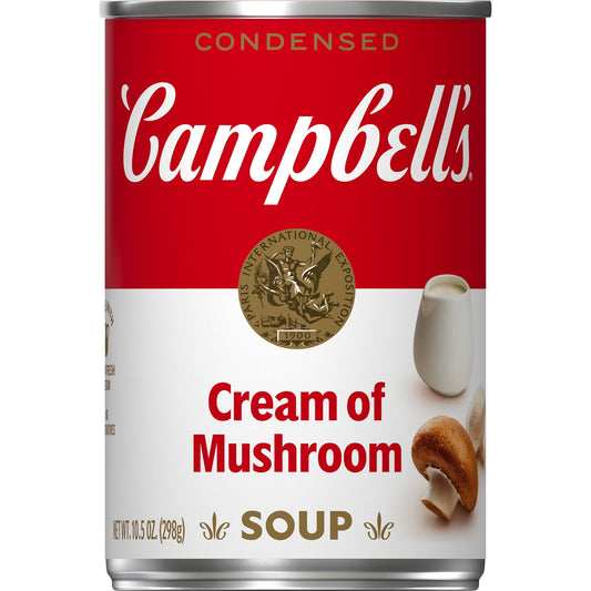 Campbell's Condensed Cream of Mushroom Soup, 10.5 oz Can