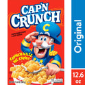 Cap n Crunch Sweetened Corn & Oat Cereal 12.6 oz Box Package Breakfast Cold Cereal Ready to Serve
