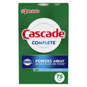 Cascade Complete Powder Dishwasher Detergent, Fresh Scent, 75 oz