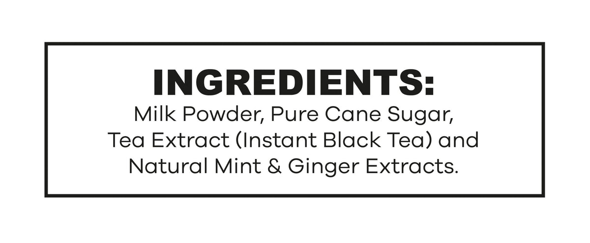 Mint Ginger Chai Tea Latte