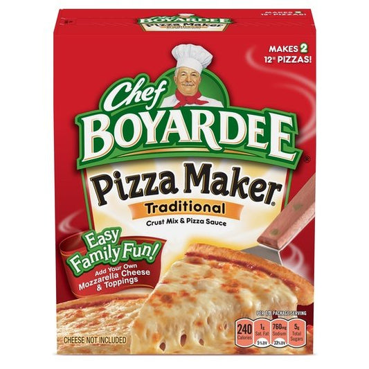 Chef Boyardee Traditional Pizza, Homemade Pizza Kit, 31.85 oz