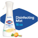 Clorox Disinfectant Mist, Multi-Surface Spray, Lemongrass Mandarin, 16 fl oz