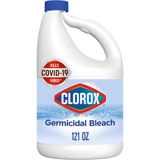 Clorox Germicidal Bleach Cleaner, Regular Scent, 121 fl oz