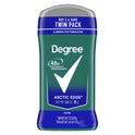 Degree Long Lasting Men's Antiperspirant Deodorant Stick Twin Pack, Arctic Edge, 3 oz