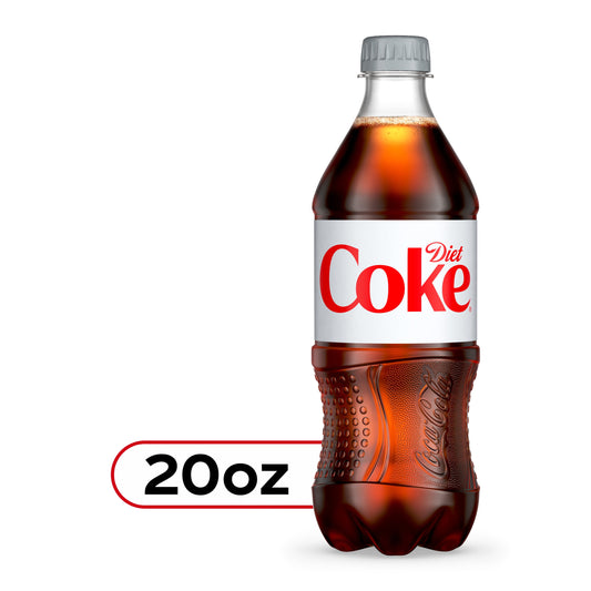 Diet Coke Soda Pop, 20 fl oz Bottle